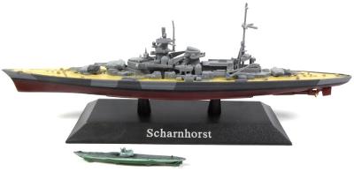 De Agostini - bitevní křižník Scharnhorst a U-Boot, 1939, 1/1250