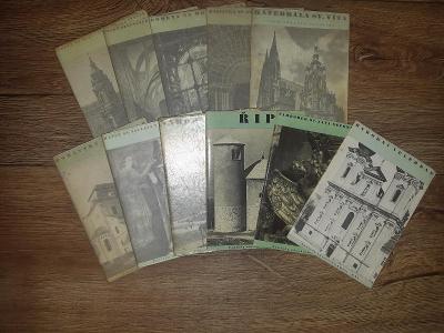 Sada svazků z edice Poklady národního umění vydaných v letech 1940-41