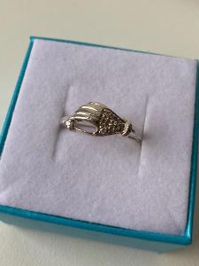 Ag 925/1000 stříbrný prsten vel. 53