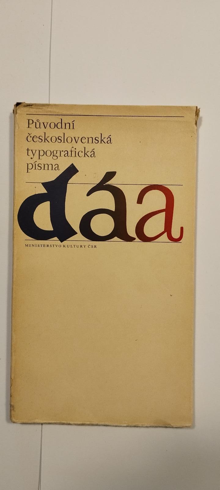 Pôvodné československé typografické písma - Vichnar ,Rambousek - Knihy