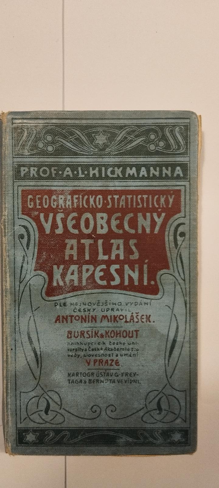 Geograficko štatistický všeobecný atlas vreckový - Mikolášek,Bursík - Knihy