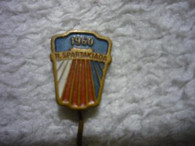 odznak 1960 II. SPARTAKIÁDA -viz. foto