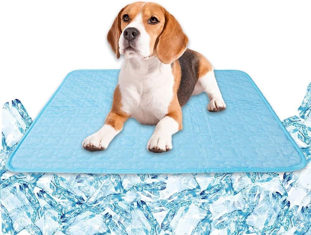 Chladiaca podložka pre psy a mačky, veľ. L, 70x56 cm, modrá- od kačky - Psy a potreby na chov