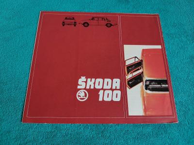 Prospekt Škoda 100 (1973), 6 stran, CZ