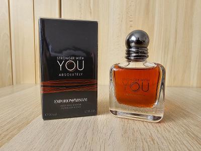 2 x 50 ml Armani stronger with you absolutely + Intensely 