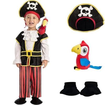 Strašidelné Dětský pirátský kostým pro děti Halloween 