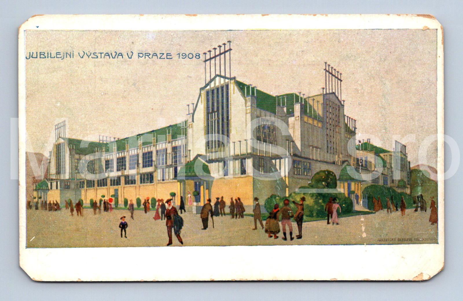Pohľadnica JUBILEJNÁ VÝSTAVA V PRAHE 1908 (ST25125) - Pohľadnice miestopis