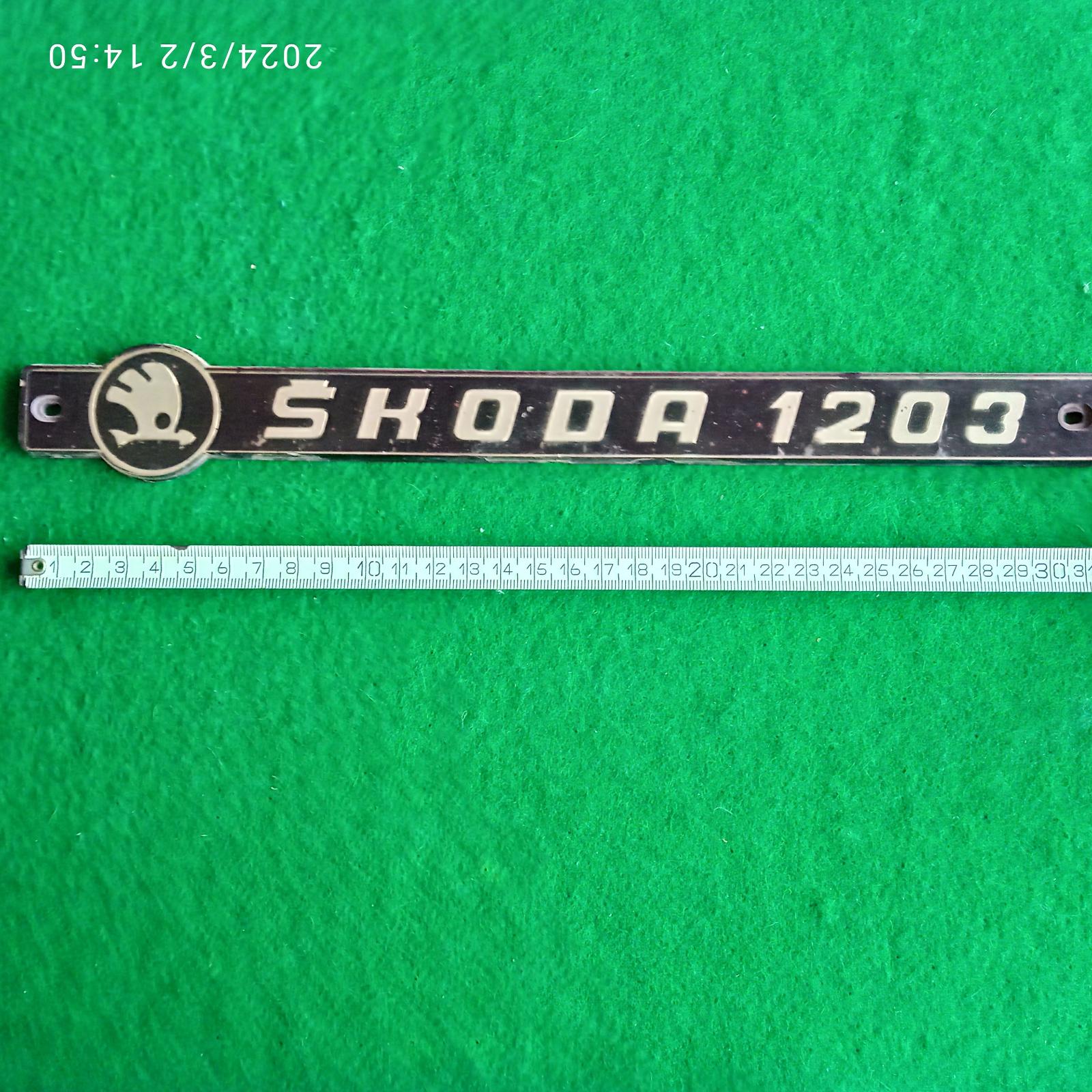 Predám logo - ŠKODA 1203. - Auto-moto