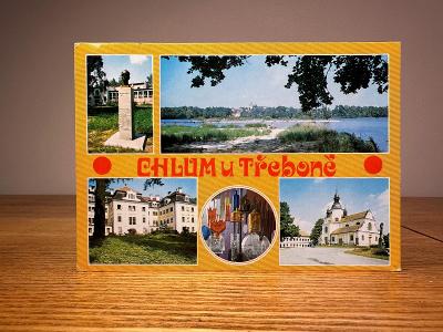 stará pohlednice - CHLUM , TŘEBOŇ 