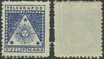 Filipíny - revolučné vydanie 1899 telegrafná č.2
