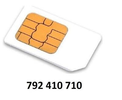 Sim karta - exkluzívne zlaté číslo : 792 410 710