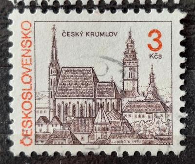 ČSSR 1992, Městská architektura - Český Krumlov, 3024