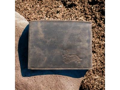 Kožená peněženka MARA - JEZEVČÍK DLOUHOSRSTÝ (buvolí kůže)