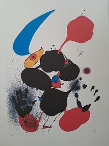 Joan Miró - Abstrakce (Postava) - Certifikát