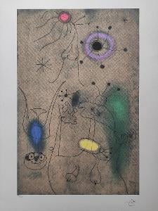 Joan Miró - Zvířátka -Certifikát