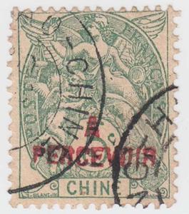 Francouzská pošta v Číně, 1903, 5 C Alegorie s červeným přetiskem