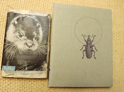 sada starých knih o zvířátkách - vydra Tarka, atlas hmyzu