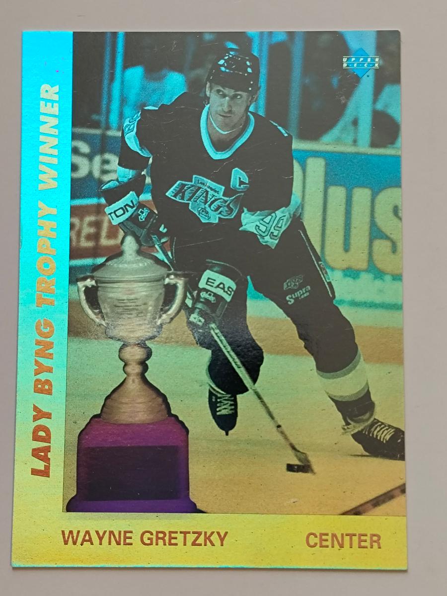 Wayne Gretzky Top deck Lady Byng trophy winner - Hokejové karty