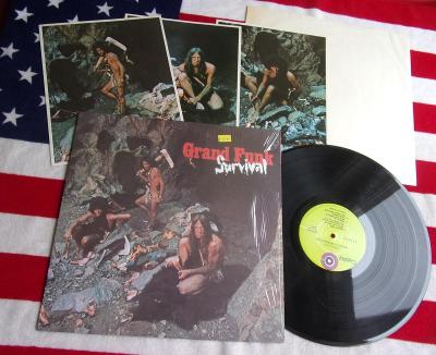 ⚠️ LP: GRAND FUNK RAILROAD - SURVIVAL, Original USA 1971 s Fotkama!!!!
