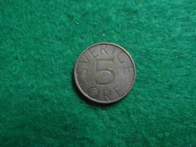 Švédsko mince 5 öre 1982