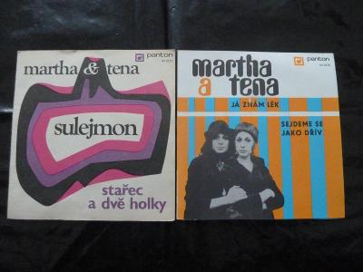 2 singly Marty a Teny ELEFTERIADU z roku 1971 