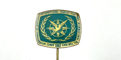 Odznak Mezinárodní den turismu 1967 World Tourism Day