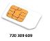 Sim karta - exkluzívne zlaté číslo : 720 309 609 - Mobily a smart elektronika