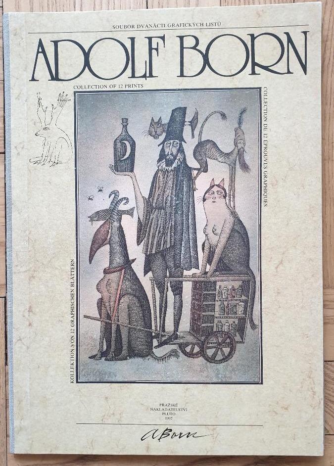 Adolf Born, Súbor 12 grafických listov - ofsetová tlač - Výtvarné umenie