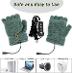 Vyhrievané rukavice / bez prstov / USB / Od 1Kč |001| - Vybavenie na zimné športy