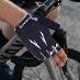 Cyklistické rukavice / tlmiace nárazy / čierne / S / Od 1Kč |001| - Cyklistika