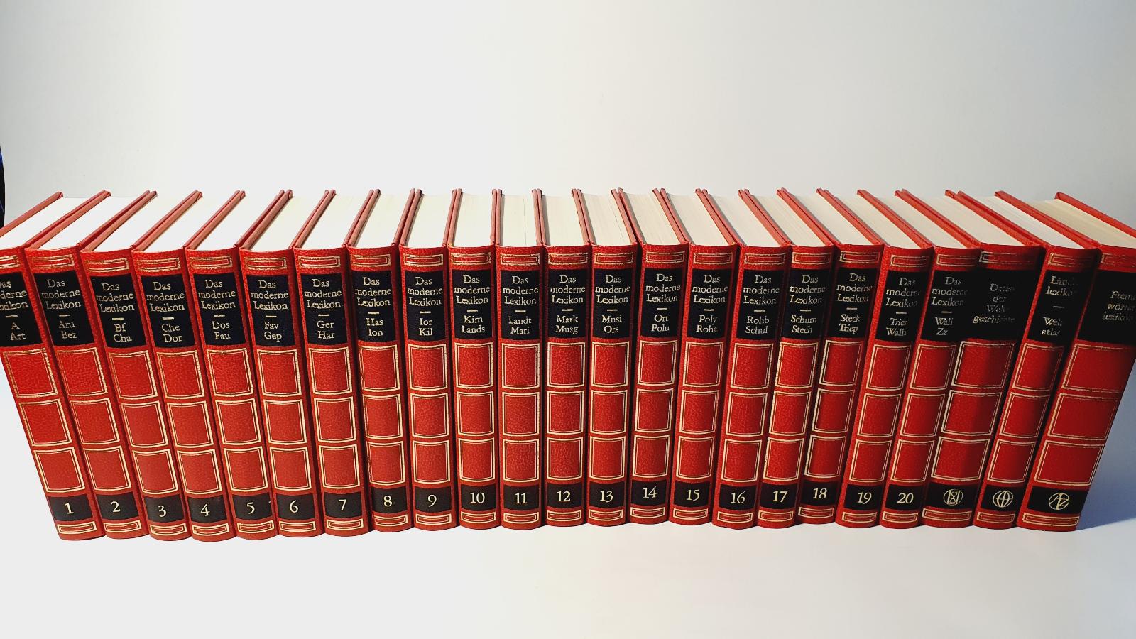 Das moderne Lexikón (komplet 23 zväzkov) - Knihy