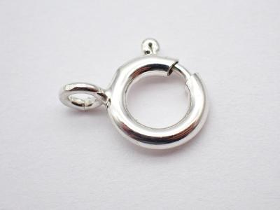 Náhradní stříbrné zapínání- vetší pérový kroužek