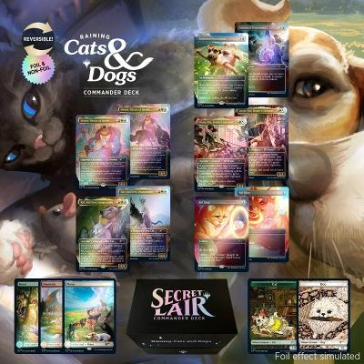 MTG Secret Lair Commander Deck: Raining Cats and Dogs