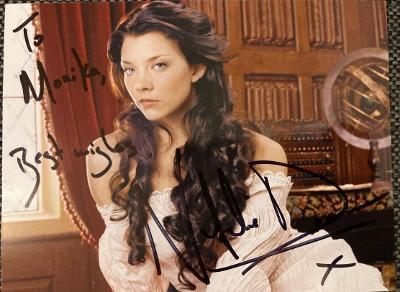 Natalie Dormer - podpis/autogram