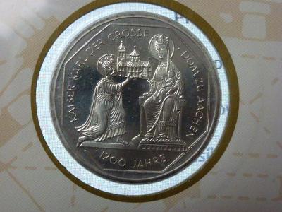 Stříbrná pamětní 10 DM 1200 let od korunovace Karla Velikého 2000