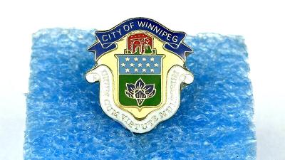 Odznak Canada Winnipeg city of Winnipeg Unum cum virtute multorum