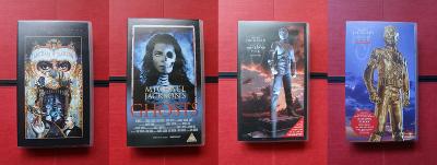 Michael Jackson - 4x originál VHS