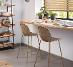Béžová plastová barová stolička Kave Home Quinby 65 cm - Nábytok