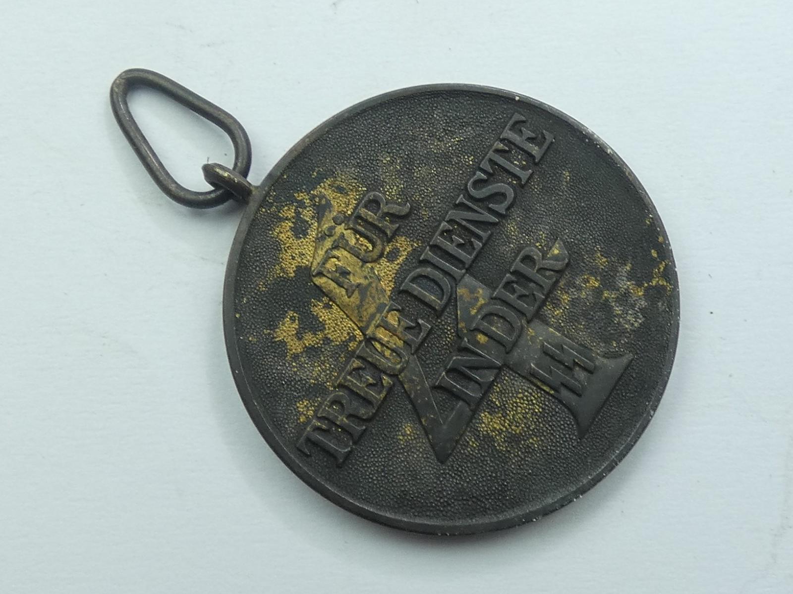Medaila za dlhoročnú službu v SS - 4 roky - Vojenské zberateľské predmety