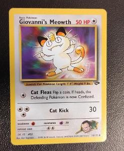 Giovanni's Meowth, 74/132, Pokémon TCG, Gym Heroes (2000)