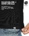 DANISH ENDURANCE Prémiové merino tričko čiernej s krátkym rukávom XXXL - Pánske oblečenie