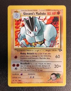 Giovanni's Machoke, 42/132, Pokémon TCG, Gym Heroes (2000)