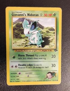 Giovanni's Nidoran, 75/132, Pokémon TCG, Gym Heroes (2000)