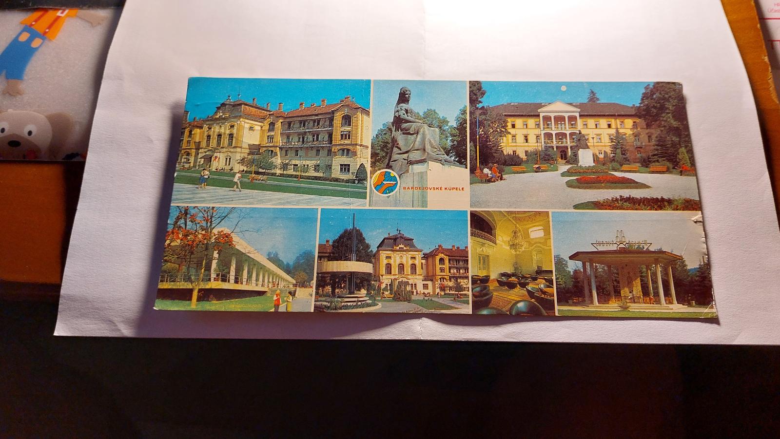 Pohľadnica Bardejovskej Kúpele 210x105mm - Pohľadnice miestopis