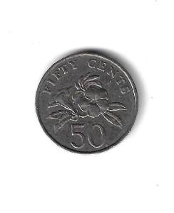50 FIFTY CENTS SINGAPUR 1995