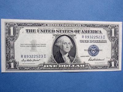USA 1 DOLLAR 1935 F - SILVER CERTIFICATE - 0/UNC - VZÁCNÁ