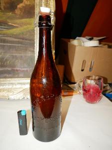 Stará pivní flaška č10,H1