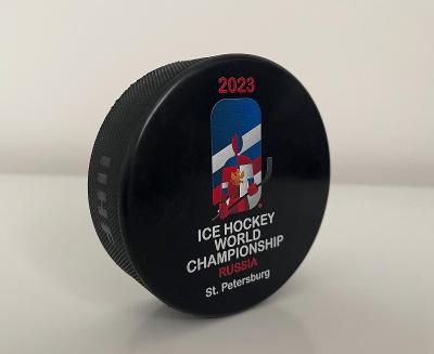 Hokejový puk IIHF Prezentácia loga WC Rusko 2023 - ZRUŠENÉ