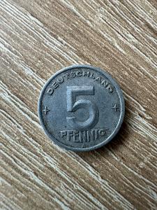 5 pfennig 1949