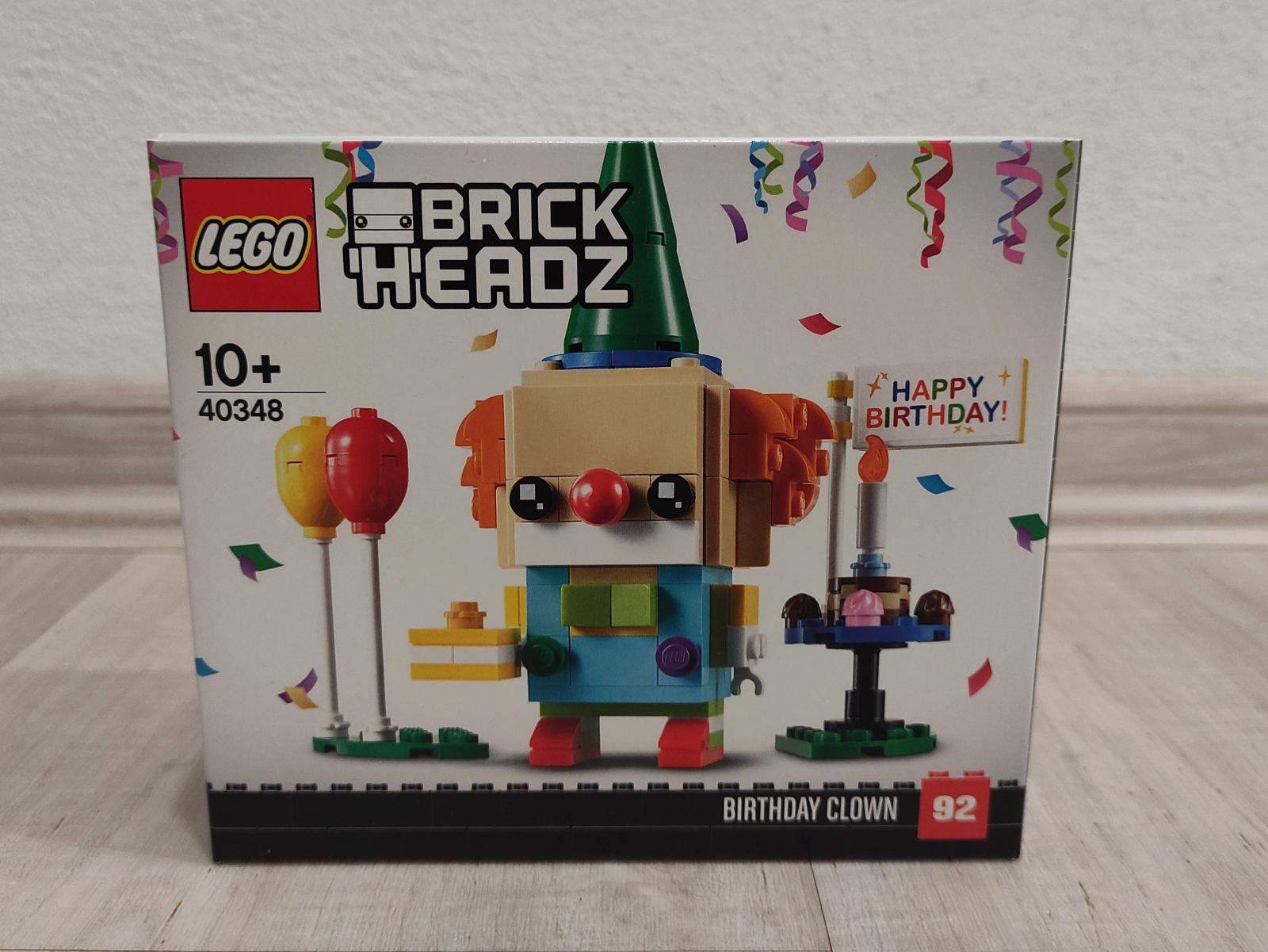 LEGO BrickHeadz 40348 - Narodeninový klaun - Hračky